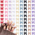 9 Colors 3D Bow Art Decorations, 100PCS Colorful Bowknot Accessories, Charms for Acrylic Resin Flatback Nail Design