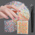 WOKOTO 50Pcs Self-Adhesive 3D Flower Nail Stickers Flower Nail Decals for Women Girls Kids Nail Art Floral Sticker Sheets with Tweezers