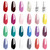 Vishine 24 PCS Soak Off UV Gel Nail Polish Plain Range - 22 Color Gel Polish & No Wipe Base and Top Coat Starter Set 02