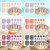 Maitys 352 Pieces 16 Sheets Toenail Polish Stickers Strips Adhesive Toe Nail Wraps Full Wraps Polish Strips DIY Manicure Decal with 2 Pieces Nail Fil