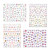 Konsait Nail Stickers Decals (1200 Designs), Self Adhesive 3D Nail Art Stickers Rainbow Diamond Nail Tips Decorations Manicure Decor for Kids Girls B