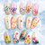 UNIME 24 Color Dry Flower Mini Appliques 3D Nail Decoration, Gypsophila Leaves