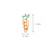 Leadigol 20pcs Carrot Paper Clips Cute Fruit Carrot Paper Clip Bright Colors Photo Clip Bookmark Kawaii Carrot Shaped Metal Paper Clip Memo Clip Frie