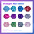 Laza 12 Colors Glitter Nail Art Acrylic Nails Powder Mixed Sequins Iridescent Flakes Ultra-Thin Paillette Sparkles Tips Chunky Box 120g for Face Eyes