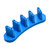 Rolabling 3 pcs False Nail Art Tips Practice Display Stand Tool with 10 pcs False Nail Tips for Gel Nail Polish DIY Nail Training Tools (Blue)
