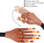 Practice Hand for Acrylic Nails, Professional Nail Practice Hand for Training, Adjustable False Fake Mannequin Hand with 100Pcs Nail Tips, Upgrade DI