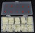 Yueton Pack of 500 Natural Color Full Cover UV Gel False Fake Nail Art TipsNail Tips DIY Design+ Box
