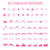 TailaiMei 1768 Pieces 60 Designs French Manicure Nail Stickers, Nail Art Tips Guides for DIY Decoration Stencil Tools (36 Sheets)