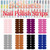 SILPECWEE 8 Sheets Nail Polish Strips Solid Color Nail Wraps Adhesive Nail Polish Stickers for Women Stick on Nails Gel Nail Strips with 1pc Nail Fil