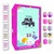 Vivace 4Pack 48Tips Color Changing Under Sun Fake Nails, Artificial Preglued Junior Sticker Nails 11461 etc (Sun 1)