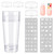 Subay French Nail Stamper, Nail Stamper Kit - 2pcs Nail Art Stamper, Nail Scraper, 2pcs Nail Stamping Plate, 4pcs Replaceable Silicone Jelly Heads fo