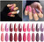 Vishine 12PCS Gel polish Professional UV LED Soak Off Pink Rose Varnish Color Gel Nail Polish with Base Top Coat Manicure Salon 8ml