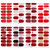 SILPECWEE 8 Sheets Red Nail Polish Strips for Women Sticker Nail Polish Nail Stickers Full Nail Wraps Self Adhesive Nail Art Stickers Manicure Kit wi
