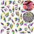 Massive Beads Mixed Flat Back Crystal Rhinestones Gems for 3D Nail Art Phone DIY (10Shapes, MIX SHAPE 2)