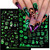 Halloween Nail Art Stickers 3D Luminous Nail Decals Self Adhesive Acrylic Nail Art Supplies Pumpkin Spider Specter Design Nail Charms Skull Nail Stic