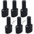 6Pcs 10ML Empty Nail Polish Bottles Vials Containers Sample Bottles with Brush Cap for Nail Art, 2pcs Mini Funnel Included