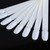 200 Pcs False Nail Art Tips Display, Natural Nail Sample Stick with Metal Split Ring Holder