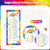 AmazingSpark 100 Set Inspirational 0.7 mm Rainbow Retractable Pencil Gifts for Students from Teacher Encouragement Affirmation Bookmark Cards Opp Bag