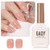 GAOY Sheer Nude Gel Nail Polish, 16ml Jelly Natural Pink Translucent Color 1301 UV Light Cure Gel Polish for Nail Art DIY Manicure and Pedicure at Ho
