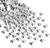 Jollin Glue Fix Crystal Flatback Rhinestones Glass Diamantes Gems for Nail Art Crafts Decorations Clothes Shoes(ss6 2880pcs, Silver)