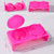 4 Pieces Plastic Double Dappen Dish Plastics Nail Art Tools Bowl Cup Soaking Dappen Dish with Lid for Mixing Acrylic Powder Liquid Nail Art Manicures