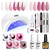 Vishine Gel Nail Polish Starter Kit with 48W SUNOne UV LED Nail Lamp Speed Dryer Manicure Tools 6 Pretty Colors Gel Polish Base and Top Coat #01