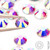 Hotfix Flatback Rhinestones for Crafts - Glass AB Round Crystals Gems for Clothes, Shoes, Bag DIY Decoration (SS10/2.8MM/1440pcs)