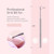 MelodySusie Cuticle Clean Nail Drill Bit 3/32'', Professional Safety Carbide Under Nail Cleaner Nail Bit for Cuticle Dead Skin Nail Prepare, Two Way