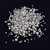 50pcs White Opal Nail Crystals 2 Size Flame Shape Rhinestones Design 480pcs Round Flatback Stones ss3 to ss20 Mix for Nail Art Decoration