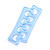 Toe Separators Flexible Soft Silicone Finger Toe Spacers for Nail Polish Pedicure Tools (Blue)
