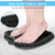 BESKAR Larger Shower Foot Scrubber Mat with Non-Slip Suction Cups- Cleans, Smooths, Exfoliates & Massages your Feet Without Bending, Improve Foot Cir