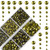 4000Pcs Mixed Size Hot Fix Round Crystals Gems Glass Stones Hotfix Flat Back Rhinestones (Olivine)