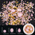 editTime 6 Wheels Mixed Sparkle Nail Art Rhinestones Diamonds Crystals Beads Artificial Pearls and Gold Silver Nail Studs Gems Metal Rivets Charms Ho