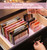 YRDGRG 2 Pcs Eyeshadow Palette Organizer Use for Bathroom Countertops, Wardrobe, Shelf, Drawer, Sunglasses, Wallet, Contour Kit (Cosmetic Storage Box