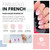 Revel Nail Dip Powder Starter Kit, 4-Color French Manicure Set with Base Coat, Activator, Finish Gel & Gel Thinner, Made in USA
