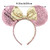 RCRAJE Mouse Ears Bow Headbands, Mice Sequin Ears Headbands for Women, Glitter Party Princess Decoration Cosplay Birthday