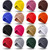 SATINIOR 16 Pieces Stretch Turbans Chemo Head Wraps Polyester Head Beanie Cover para Mujer Turbantes for Women(Chic Color)