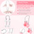 Nuanchu 7 Pieces Nose up Lifting Shaper Clips Set Nose Bridge Reduction Tool Silicone Lifter Beauty Clip Tools for Wide Low Curved Big