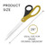 Giant Grand Opening Kit - 2 Color 25 Inch Giant Gold and Black Scissors for Ribbon Cutting Ceremony and Box for Inaugurations Special Events and Busi