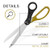 Giant Grand Opening Kit - 2 Color 25 Inch Giant Gold and Black Scissors for Ribbon Cutting Ceremony and Box for Inaugurations Special Events and Busi