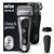 Braun Series 8 Electric Razor for Men, with 4+1 Shaving Elements & Precision Long Hair Trimmer, Close & Gentle Even on Dense Beards, Wet & Dry Electr
