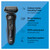 Braun Electric Shaver for Men, Series 5 5150cs, Wet & Dry Razor, Turbo Shaving Mode, Foil Shaver, with Beard Trimmer, Body Groomer and Charging Stand