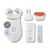 NuFACE Trinity+ Microcurrent Facial Device, Wrinkle Reducer + Effective Lip & Eye Attachment - FDA Cleared Face Toning Device for Targeted Treatment