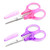 2 Pcs 3" Small Craft Scissors Mini Travel Embroidery Scissors with Cover Small Scissor All Purpose Straight Fine Tips Mini Sewing Scissor for Craftin