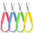 4PCS Loop Scissors, Adaptive Design Scissor, 5.5 Inch Self-Opening Safety Scissor, Mini Squeeze Scissors with Colorful Handle, Right and Lefty Suppor