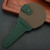 YOUGUOM Embroidery Scissors Sheath Protector Craft Scissors Storage Cover Leather Case, 2Pieces Green