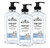J.R. Watkins Gel Hand Soap, Scented Liquid Hand Wash for Bathroom or Kitchen, USA Made and Cruelty Free, 11 fl oz, Ocean Breeze, 3 Pack