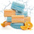 Australian Botanical Soap Variety Pack Includes 4 Valencia Orange and 4 Sea Salt Soap for Face, Hands and Body, Enriched with Shea Butter, Ocean Mine