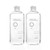 LUOKI Double Shot Cleansing Water 500ml (16.9 fl oz) - Hypoallergenic Deep Clean Micellar Cleansing Water and Makeup Remover (33.8 Fl Oz(Pack of 2))