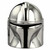 Bioworld The Mandalorian Din Djarin Helmet Pen Cup Silver